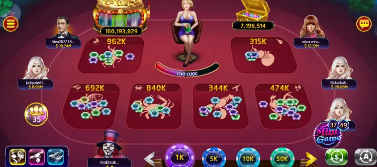 Sảnh Bầu Cua Live Tại VaoBet Đẳng Cấp Cho Các Tín Đồ Cá Cược