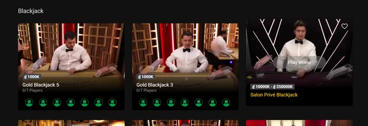 Trải Nghiệm Đỉnh Cao Blackjack tại VaoBet Với Cơ Hội Đánh Bại Nhà Cái Cực Nhanh