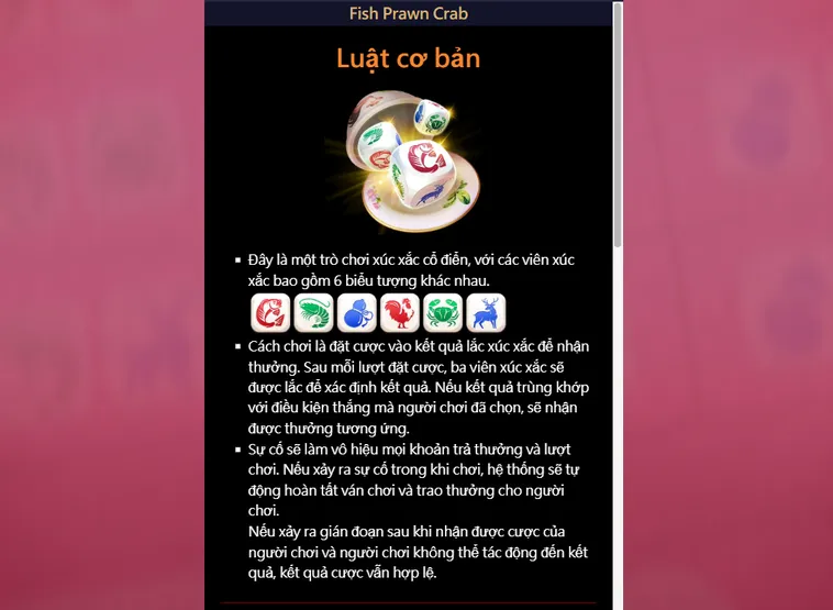 Siêu Phẩm Fish Prawn Crab Live Tại VaoBet Cơ Hội Vàng Để Làm Giàu
