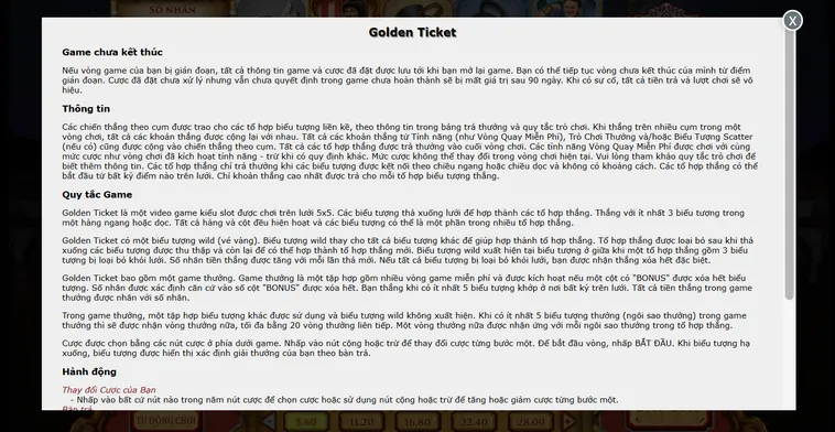 Game Nhanh Golden Ticket Tại Vaobet Săn Tìm Tấm Vé Vàng Đổi Đời Mỗi Ngày