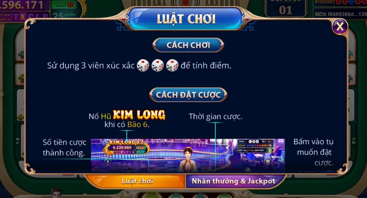 Trải Nghiệm Đỉnh Cao Table Game Sicbo Ngũ Long Tại VaoBet Với Tỷ Lệ Thắng Khủng