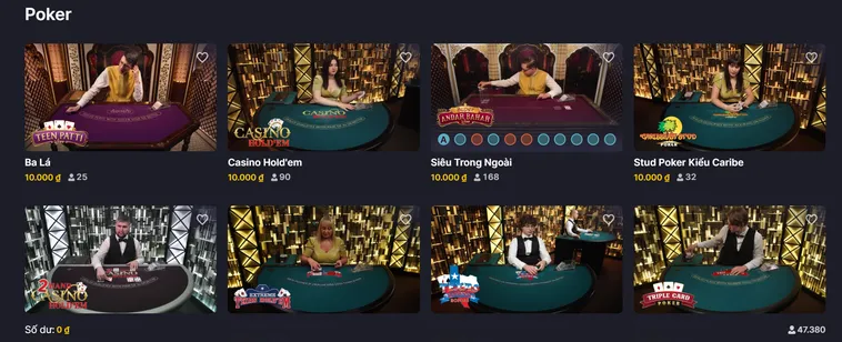 Trải Nghiệm Đỉnh Cao Poker tại VaoBet Với Những Giải Đấu Đẳng Cấp Thế Giới