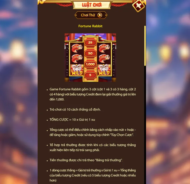Trải Nghiệm Siêu Phẩm Nổ Hũ Fortune Rabbit Tại VaoBet Với Phần Thưởng Cực Khủng