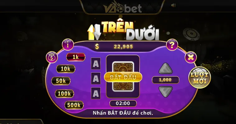 Khám Phá Siêu Phẩm Game Nhanh Trên Dưới Tại VaoBet Với Tỷ Lệ Thưởng Cực Lớn